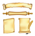 Vintage scrolls vector image