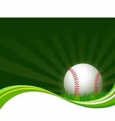 Baseball background vector image