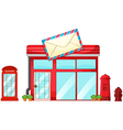 Post office vector image