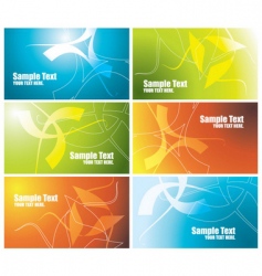 Business cards vector image