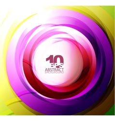Colorful abstract swirl vector image