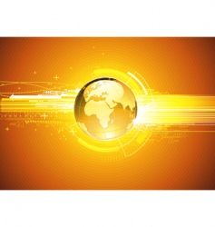 Hi-tech background vector image