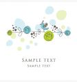 Greeting card vector image