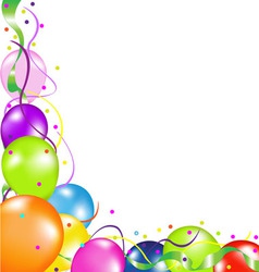 Colorful party balloons Colorful party balloons vector image