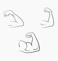 Set strong power Set strong power vector image