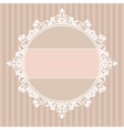 Vintage frame vector image