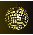 Retro disco ball Retro disco ball vector image