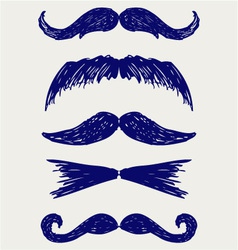 Mustache vector image