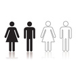 Restroom symbol vector image