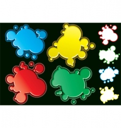 Wet paint vector image