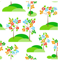 Funky trees Royalty Free Vector Image - VectorStock