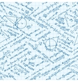 Maths seamless pattern EPS 8 vector image