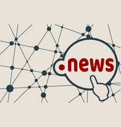 Domain names concept vector image