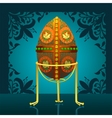 Easter real egg vector image