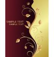 Floral background vector image