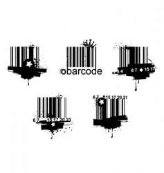 Barcodes vector image