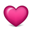Pink heart vector image