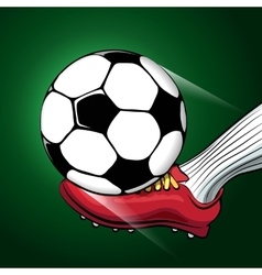 Shooting The Ball vector image