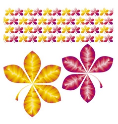 Flower design vector image