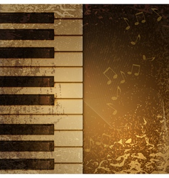 Piano vintage vector image