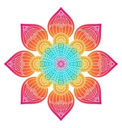 Indian Mandala vector image