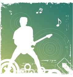 Guitarist vector image
