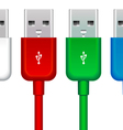 Usb buses vector image