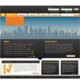 Website template vector image