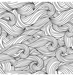 Seamless abstract pattern with waves and cloud Seamless abstract pattern with waves and cloud vector image