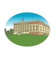 University background vector image