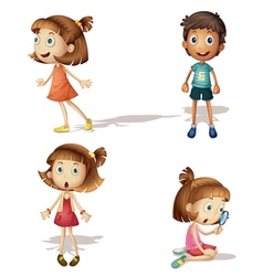 Kids vector image
