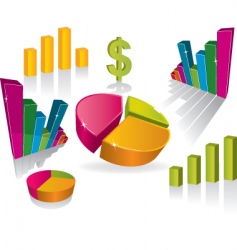 Graphs vector image