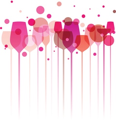 Pinky Party Glasses vector image
