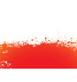 Orange splat band vector image
