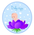 Baby boy vector image