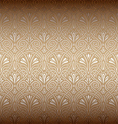 Seamless art nouveau pattern vector image