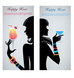 Drink with me vector image
