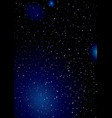 Stella space background vector image