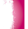 Pink splat grunge vector image