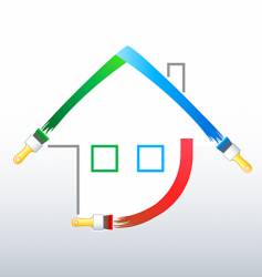 Home decoration symbol vector image
