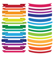 Set of old ribbon banner eps10 vector image