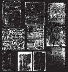 Grunge overlays vector image