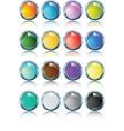 Glossy icons Glossy icons vector image