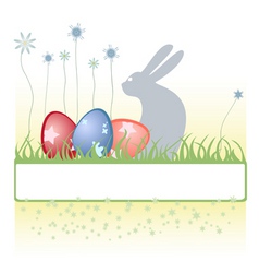 Easter background vector image