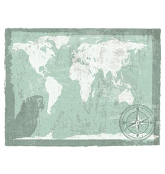 Travel vintage background vector image