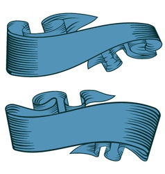 Decorative ribbon vector image