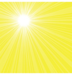 Bright sun rays vector image