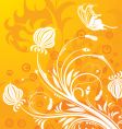 Background flower vector image