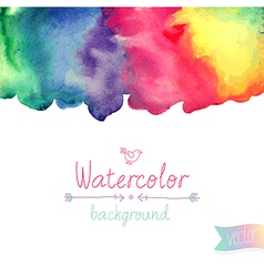 Watercolor background vector image