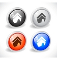 Color 3d buttons for web vector image